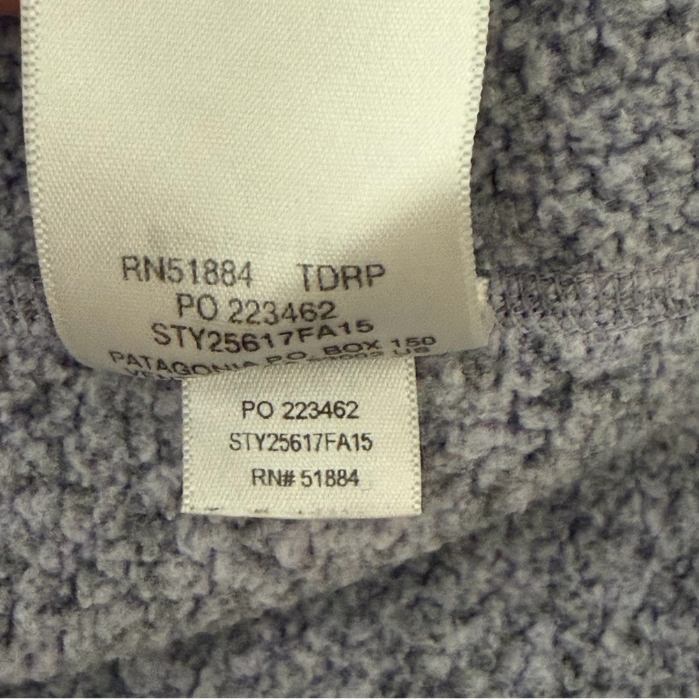 Patagonia Better Sweater Quarter-Zip Fleece Pullover Women's Permafrost Purple - Picture 9 of 12
